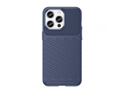 Thunder Case kryt pro Apple iPhone 15 PRO – odolné TPU pouzdro, modrá