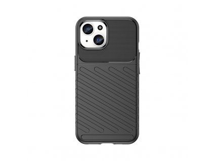 Thunder Case kryt pro Apple iPhone 15 – odolné TPU pouzdro, černá