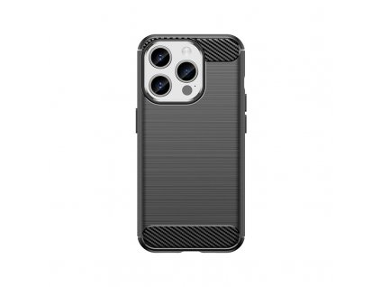 Pouzdro Carbon Case pro iPhone 15 Pro MAX (6,7") černé