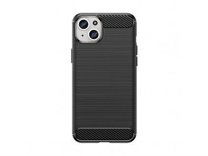 Carbon Case pouzdro / kryt pro Apple iPhone 15 Plus, černá