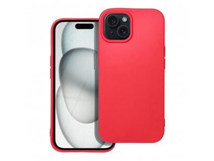Pouzdro Soft Color Case pro Apple iPhone 15 (6,1") červené