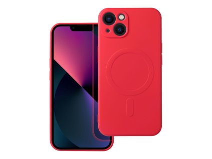Pouzdro MagSafe Silicone Case pro Apple iPhone 13 (6,1") červené