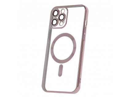 Color Chrome MagSafe Case pouzdro / kryt pro Apple iPhone 12 PRO MAX (6,7") růžové