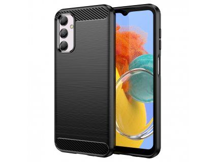 Carbon Case pouzdro / kryt pro Samsung Galaxy M14, černá