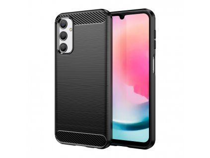 Carbon Case pouzdro / kryt pro Samsung Galaxy M34, černá