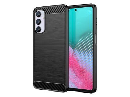 Carbon Case pouzdro / kryt pro Samsung Galaxy M54, černá