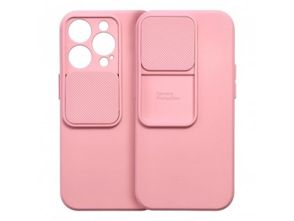 Slide TPU CAMSHIELD / pružné pouzdro / kryt / pro Apple iPhone 13 PRO (6,1") / růžové