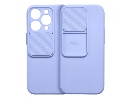 Slide TPU CAMSHIELD / pružné pouzdro / kryt / pro Apple iPhone 13 PRO (6,1") / fialové