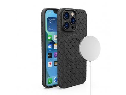 Woven MagSafe kryt pro Apple iPhone 13 PRO, černá