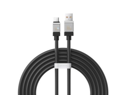 Baseus CoolPlay CAKW000701 kabel USB / USB-C / 2m / 100W černý