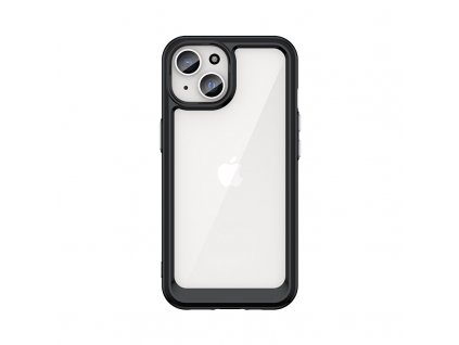 Outer Space case pouzdro / kryt pro Apple iPhone 15 (6,1") clear / black
