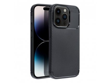 Carbon PREMIUM Case kryt pro Apple iPhone 14 PRO, černá