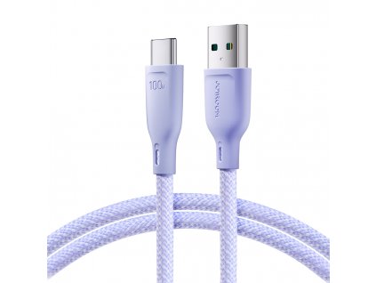 Joyroom SA34-AC6 kabel USB - USB-C / 1m / 100W / fialový