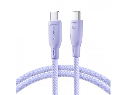 Joyroom SA34-CC3 kabel USB-C - USB-C / 1m / 60W / fialový