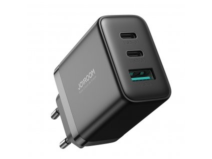 Joyroom JR-TCF10 nabíječka do sítě 2x USB-C PD / 1x USB / QC / AFC / FCP / 32W / černá