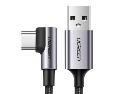 Ugreen 50942 USB kabel - USB-C / QC 3.0 / 2m / 3A / šedý