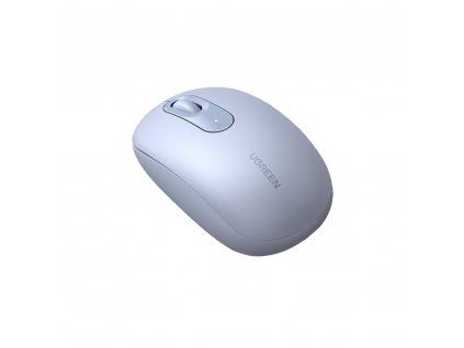 UGreen MU105 bezdrátová myš k počítači / 2400 DPI / 2,4GHz /  světle modrá / light blue