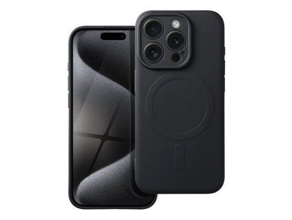 MagSafe Silicone Case pouzdro / kryt pro Apple iPhone 15 PRO černá