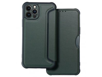 Knížkové pouzdro Smart RAZOR pro Apple iPhone 15 PRO, zelená