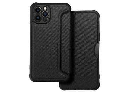 Knížkové pouzdro Smart RAZOR pro Apple iPhone 15 PRO MAX, černá
