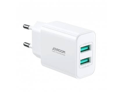 Joyroom JR-TCN04 nabíječka do sítě 2x USB / 10,5W / 2,1A / bílá