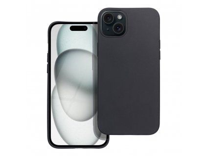 Pouzdro Matt Case TPU, kryt pro Apple iPhone 15 Plus, černá
