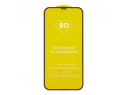 UNIPHA 9D Full Glue tvrzené sklo Apple iPhone 12 Mini (5,4") černé, 5907457704602