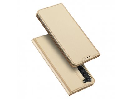 Dux Ducis pouzdro Skin Pro Bookcase Samsung Galaxy S23 gold / zlaté