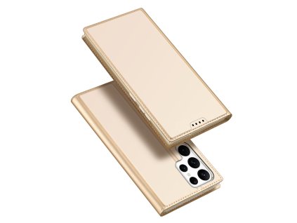 Dux Ducis pouzdro Skin Pro Bookcase Samsung Galaxy S23 Ultra gold / zlatá