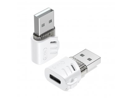 XO NB256D adaptér USB-C (F) / USB (M) bílý