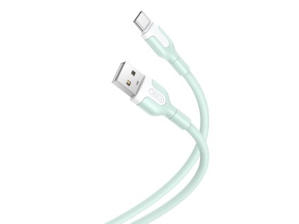 XO NB212 USB kabel - USB-C 1m / 2,1A zelený