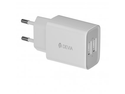 DEVIA SMART nabíječka 2x USB 2,4A / bílá