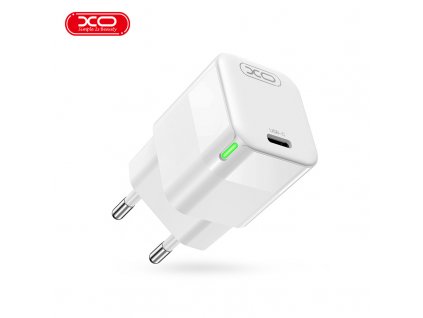 XO CE06 nabíječka s výstupem USB-C PD / 30W / bílá