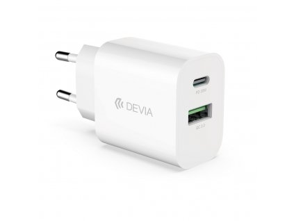 DEVIA SMART nabíječka USB-C PD 20W + USB 18W