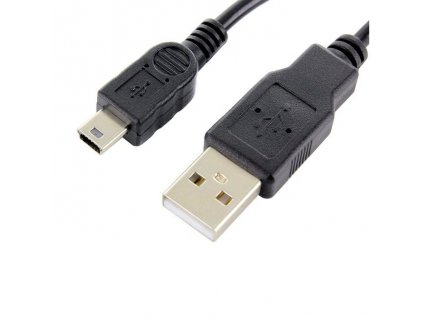 OEM USB kabel - Mini USB / 1m / černý