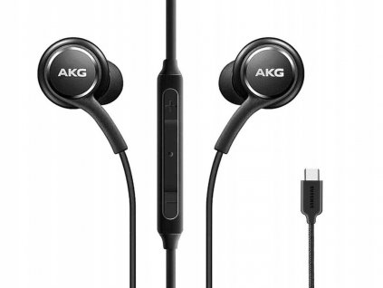 Samsung EO-IC100BBE (AKG) stereo headset sluchátka / USB-C / black / černá