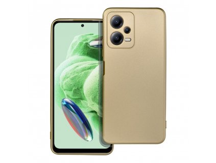 METALLIC Soft Case pouzdro / kryt pro Xiaomi RedMi NOTE 12 PRO 5G gold / zlatá