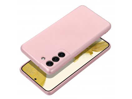 METALLIC Soft Case pouzdro / kryt pro Samsung Galaxy S22 pink / růžová