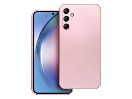 METALLIC Soft Case pouzdro / kryt pro Samsung Galaxy A55 5G pink / růžová