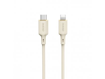 Dudao L7SCL kabel USB-C - Apple Lightning / 1m / 30W / béžový