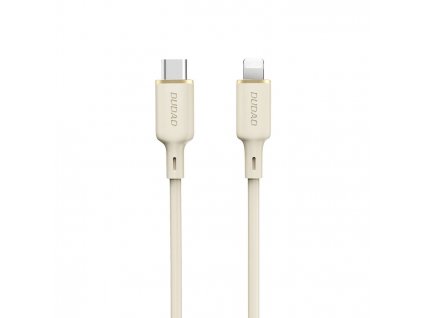 Dudao L7SCL kabel USB-C - Apple Lightning / 2m / 30W / béžový