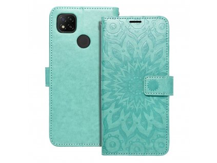 Pouzdro Smart Mezzo Mandala pro Xiaomi RedMi 9C zelené