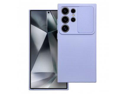 Slide TPU CAMSHIELD / pružné pouzdro / kryt / pro Samsung Galaxy S24 Ultra / fialové