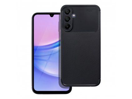 Carbon PREMIUM Case kryt pro Samsung Galaxy A55 5G, černá