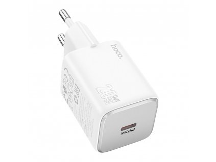 Hoco N40 nabíječka do sítě USB-C PD / QC / 20W / bílá