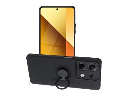 Silicone RING 3v1 pouzdro / kryt pro Xiaomi RedMi NOTE 13 5G, černá