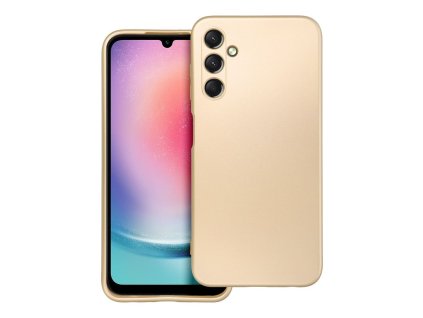 METALLIC Soft Case pouzdro / kryt pro Samsung Galaxy A25 5G gold / zlatá