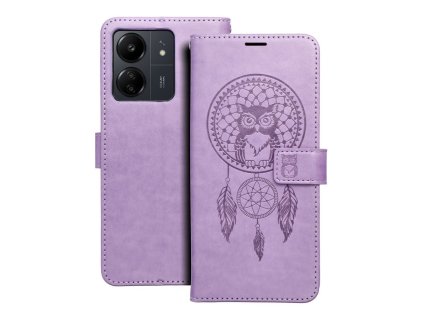 Pouzdro Smart Mezzo lapač snů pro Xiaomi RedMi 13C fialové