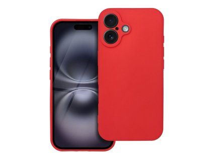 Soft Color Case silikonový kryt pro Apple iPhone 16 Plus, červená