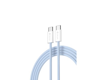 Devia EC325 kabel USB-C - USB-C / 1m / 3A / 60W / PD / modrý